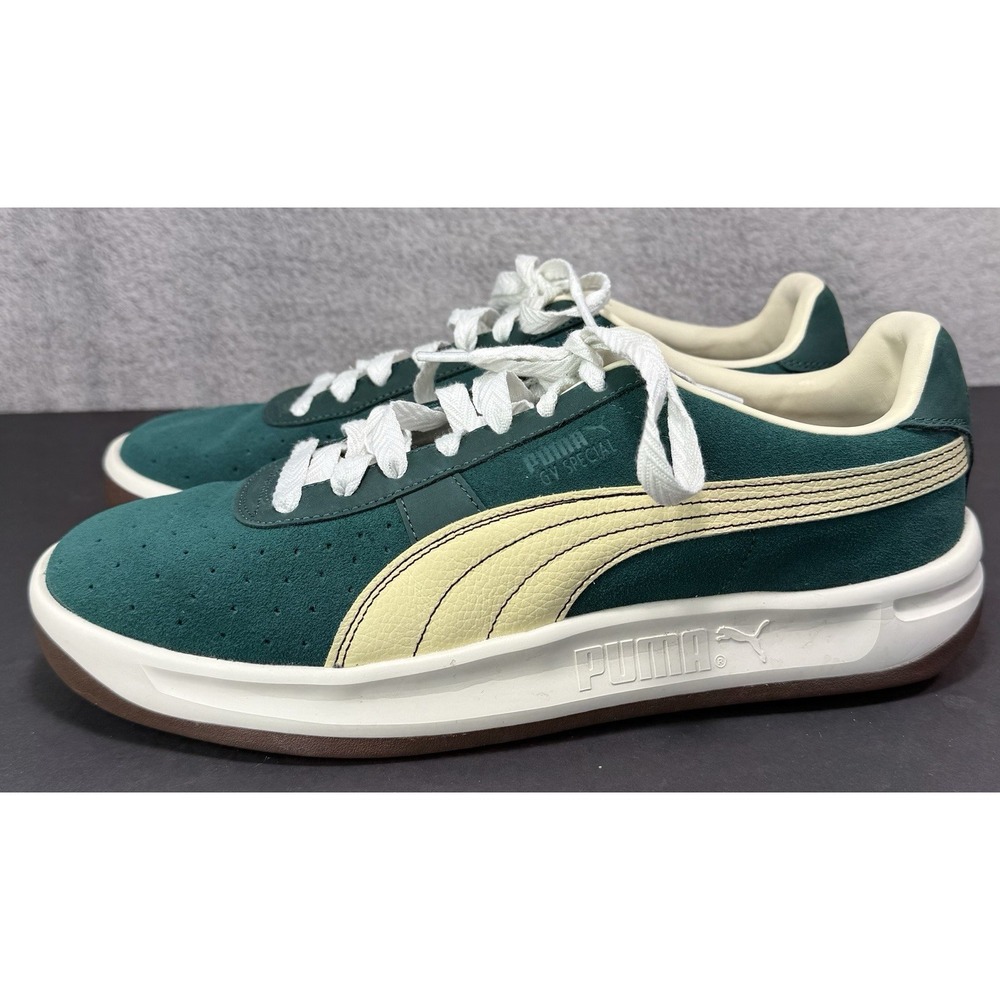 Puma Players Lane GV Special Dark Myrtle Creamy Vanilla  399645-01 Men's Size 12
